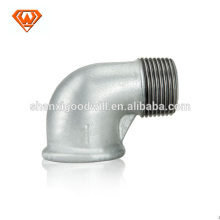 hdpe 150lbs screwed pipe fitting 90 degree reducing elbow